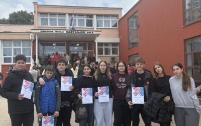 2. mjesto na gradskom natjecanju mladih Crvenog križa