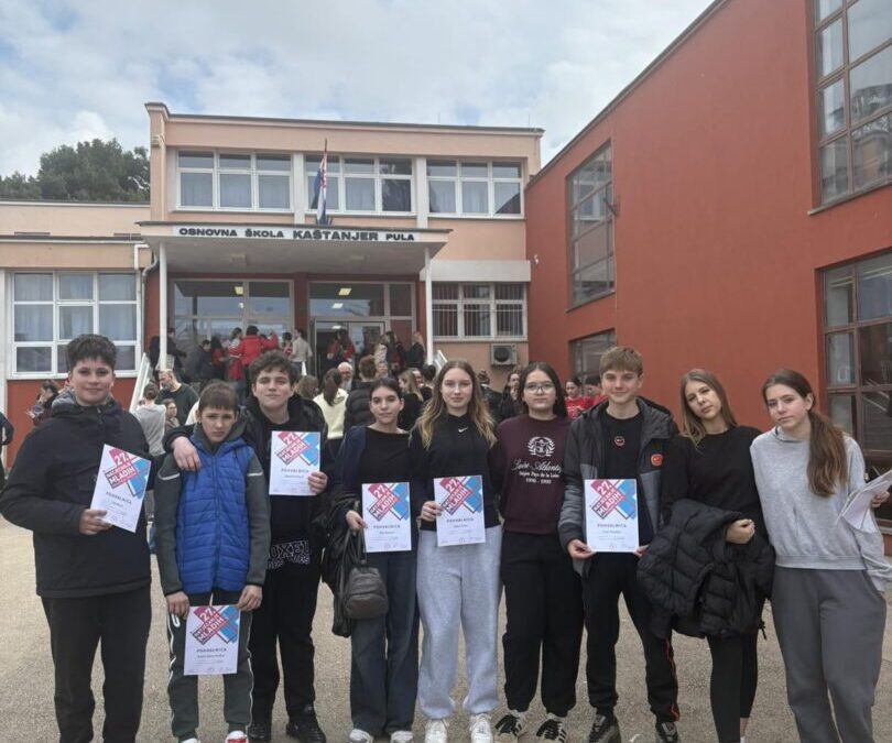 2. mjesto na gradskom natjecanju mladih Crvenog križa