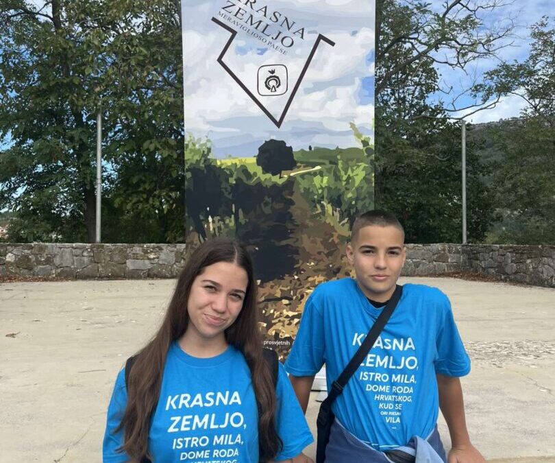 1.mjesto na kvizu Krasna zemljo